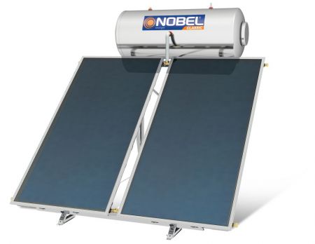 Nobel Classic Inox 200lt/3,00m² Επιλεκτικός (2 συλλέκτες) 2πλης Ενέργειας