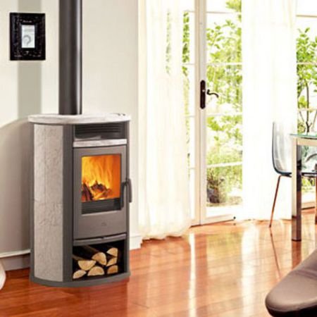 Edilkamin Olympia 8,5kw Ενεργειακή σόμπα ξύλου αερόθερμη