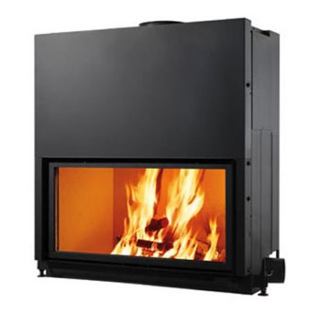 Edilkamin Flat 100 10,5kW κλειστή εστία ξύλου με φυσική ροή
